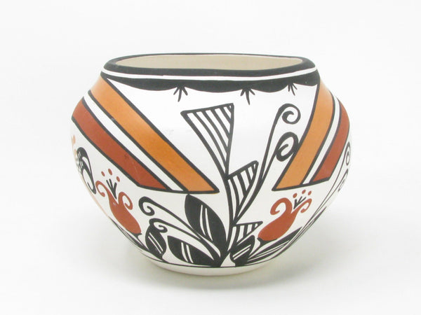 Vintage Keith Joe Acoma Pueblo New Mexico Polychrome Pottery Vase