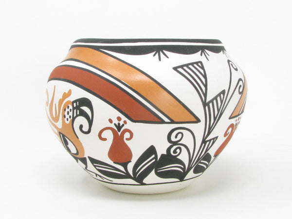 Vintage Keith Joe Acoma Pueblo New Mexico Polychrome Pottery Vase