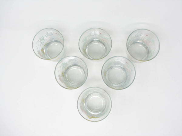 edgebrookhouse - Vintage Lenox Butterfly Meadow Glass Old Fashioned Glasses Made by Libbey - 6 Pieces - 2 Sets Available