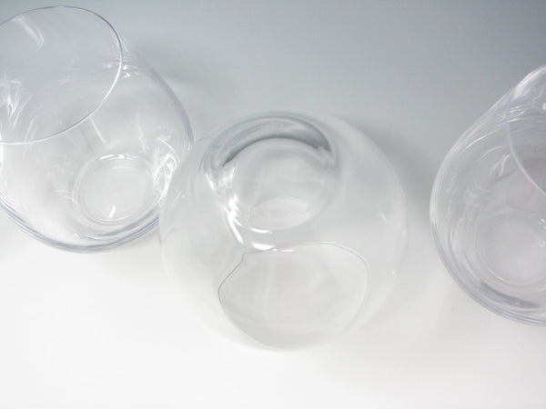 edgebrookhouse Vintage Lenox Stemless Wine Glasses - 4 Pieces