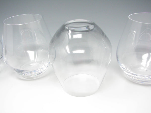 edgebrookhouse Vintage Lenox Stemless Wine Glasses - 4 Pieces