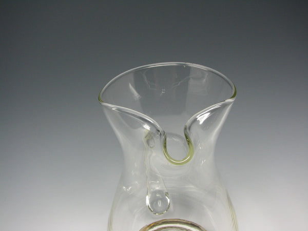 edgebrookhouse - Vintage Maurice Duchin Glass Pitcher with Silverplate Base