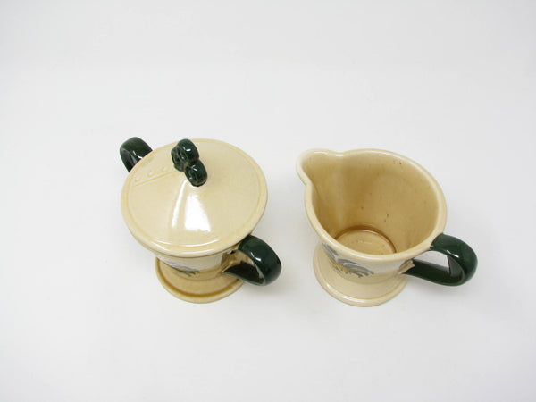 edgebrookhouse Vintage Metlox Poppytrail California Provincial Rooster Creamer & Sugar Bowl - 2 Pieces