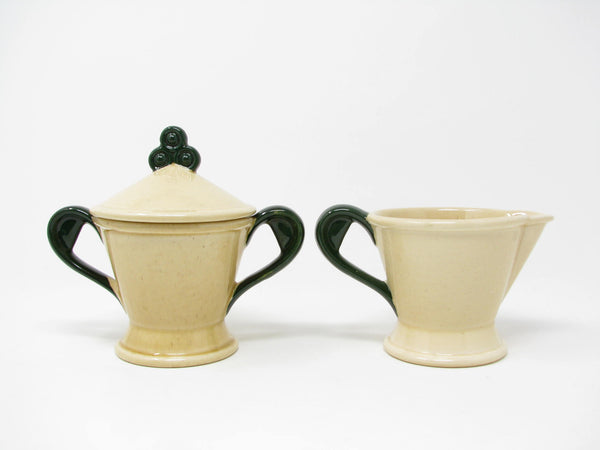 edgebrookhouse Vintage Metlox Poppytrail California Provincial Rooster Creamer & Sugar Bowl - 2 Pieces