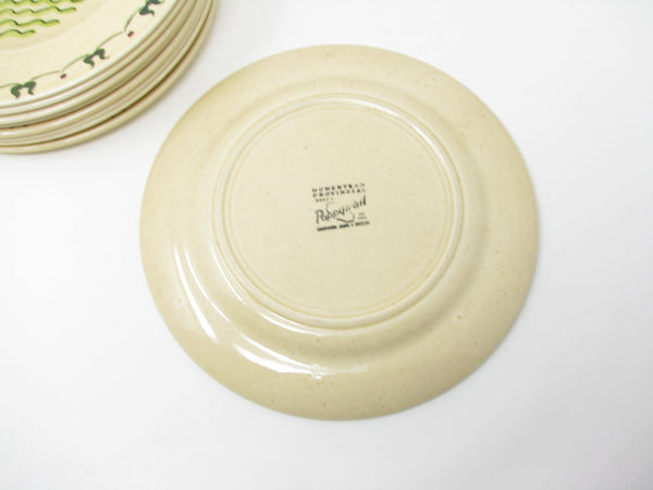 edgebrookhouse Vintage Metlox Poppytrail Homestead Provincial Dinner Plates - 9 Pieces