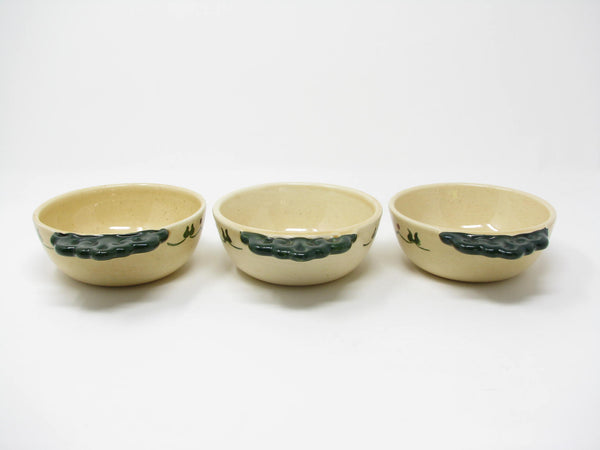 Vintage Metlox Poppytrail Homestead Provincial Handled Bowls - 3 Pieces