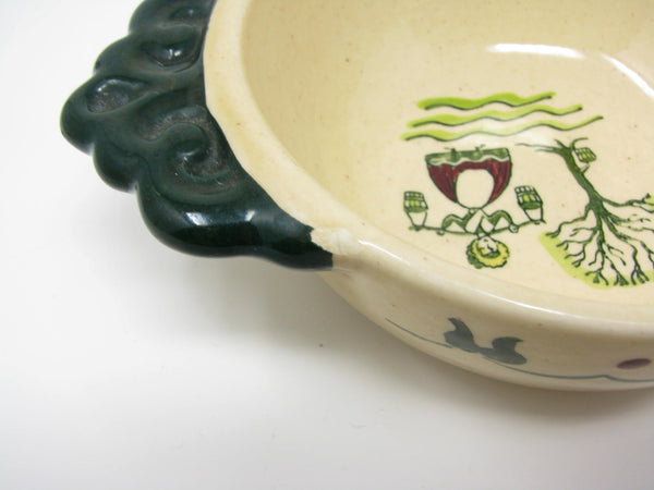 Vintage Metlox Poppytrail Homestead Provincial Handled Bowls - 3 Pieces