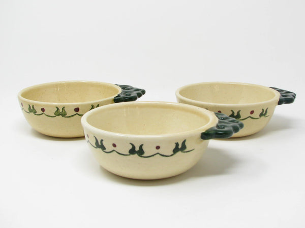 Vintage Metlox Poppytrail Homestead Provincial Handled Bowls - 3 Pieces