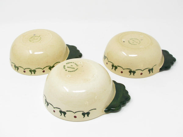 Vintage Metlox Poppytrail Homestead Provincial Handled Bowls - 3 Pieces