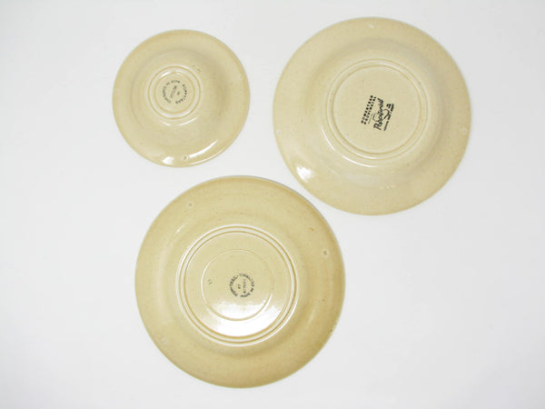 Vintage Metlox Poppytrail Homestead Provincial Plate and Bowls - 3 Pieces