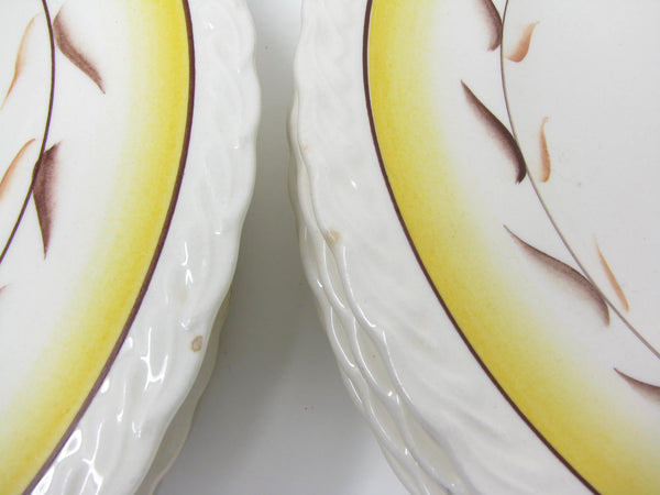 Vintage Metlox Vernon Kilns Arcadia Dinner Plates - 8 Pieces