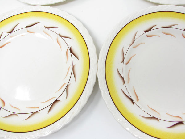 Vintage Metlox Vernon Kilns Arcadia Salad Plates - 6 Pieces