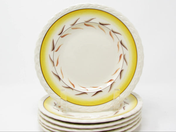 Vintage Metlox Vernon Kilns Arcadia Salad Plates - 6 Pieces