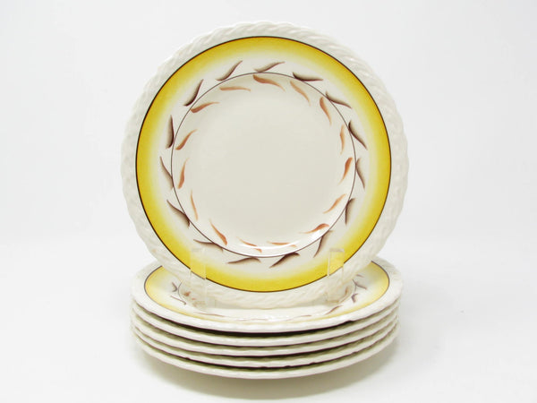 Vintage Metlox Vernon Kilns Arcadia Salad Plates - 6 Pieces