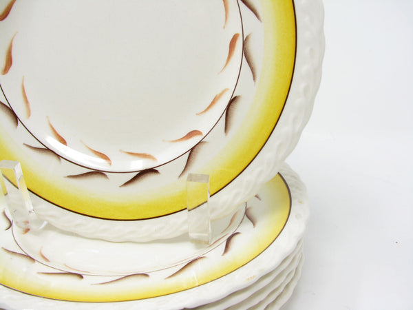 Vintage Metlox Vernon Kilns Arcadia Salad Plates - 6 Pieces