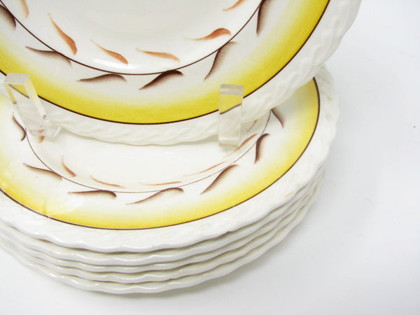Vintage Metlox Vernon Kilns Arcadia Salad Plates - 6 Pieces
