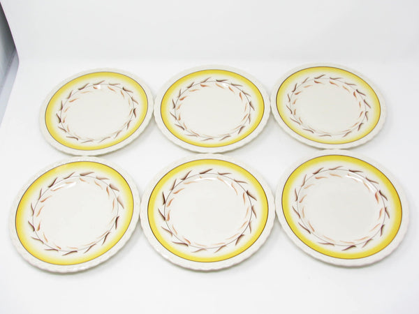 Vintage Metlox Vernon Kilns Arcadia Salad Plates - 6 Pieces