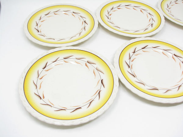 Vintage Metlox Vernon Kilns Arcadia Salad Plates - 6 Pieces