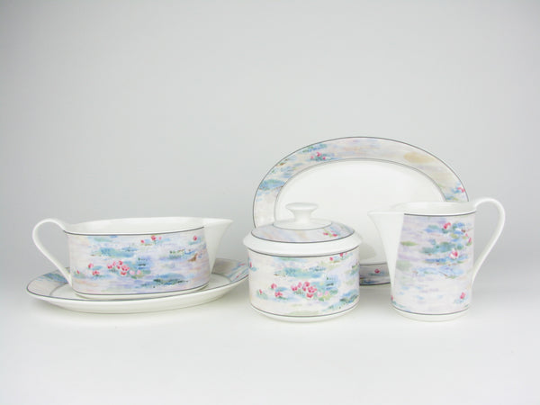 Vintage Mikasa Maxima Monet Impressionism Dinnerware Set - 86 Pieces
