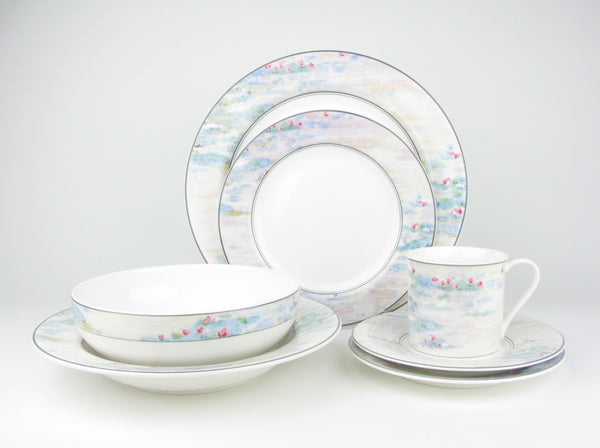 Vintage Mikasa Maxima Monet Impressionism Dinnerware Set - 86 Pieces