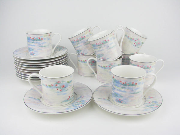 Vintage Mikasa Maxima Monet Impressionism Dinnerware Set - 86 Pieces