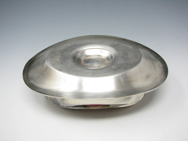 Vintage Oneida Community Lakewood Silverplate Gravy Boat with Attached Underplate