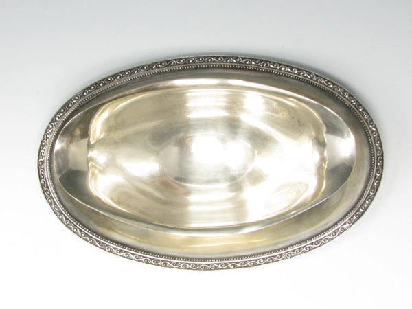 Vintage Oneida Community Lakewood Silverplate Gravy Boat with Attached Underplate
