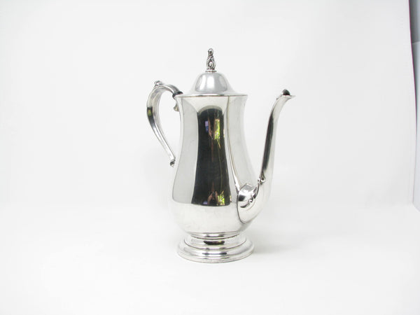 edgebrookhouse - Vintage Oneida Silver Plate Coffee Pot with Pedestal Base