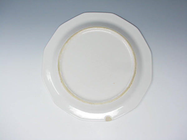 edgebrookhouse Vintage Pfaltzgraff Heritage White Ceramic Dinner Plates Designed by Georges Briard - 9 Pieces