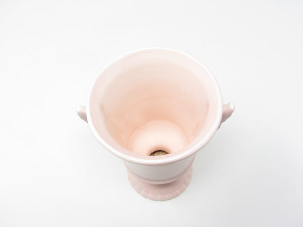 Vintage Red Wing Pink Pottery Vase with Wings 1090