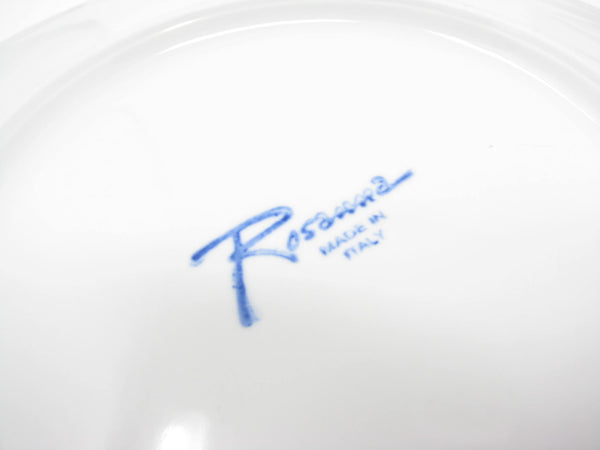 edgebrookhouse Vintage Rosanna Cheers Salad Plates with Wine Labels Made in Italy - 8 Pieces