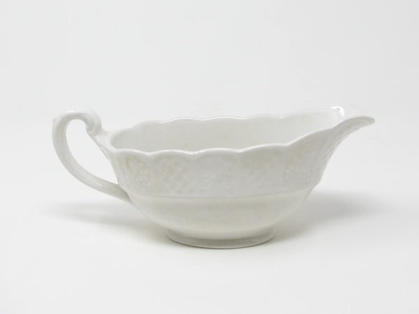 Vintage Royal Cauldon Bristol Garden Ironstone Gravy Boat