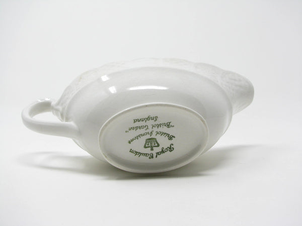 Vintage Royal Cauldon Bristol Garden Ironstone Gravy Boat