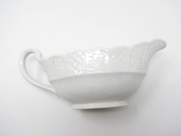Vintage Royal Cauldon Bristol Garden Ironstone Gravy Boat