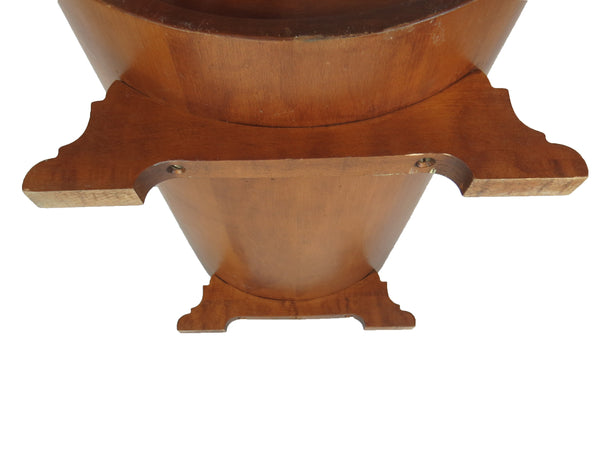 edgebrookhouse - Vintage Scandinavian Custom Made Solid Walnut Baby Crib