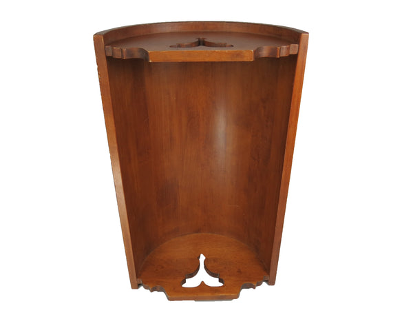 edgebrookhouse - Vintage Scandinavian Custom Made Solid Walnut Baby Crib
