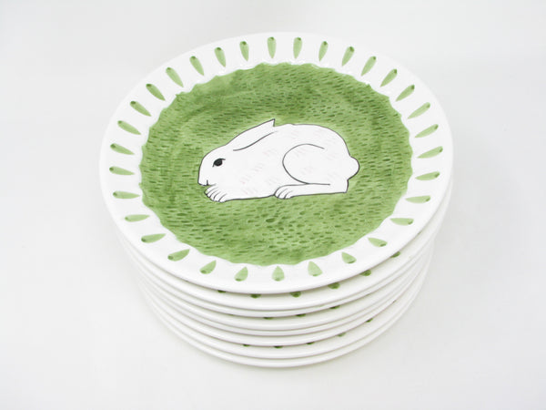 Vintage Sigma the Taste Setter Rabbit Salad Plates - 8 Pieces