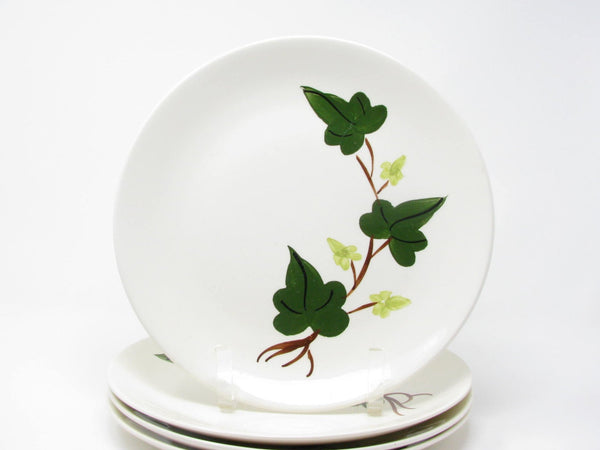 Vintage Southern Pottery Blue Ridge Baltic Ivy Ironstone Dinner Plates - 4 Pieces