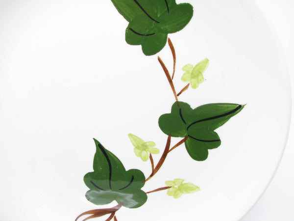 Vintage Southern Pottery Blue Ridge Baltic Ivy Ironstone Dinner Plates - 4 Pieces