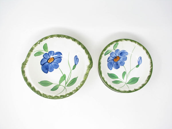 Vintage Southern Pottery Blue Ridge Southern Special Floral Luncheon Dinnerware Set - 38 Pieces