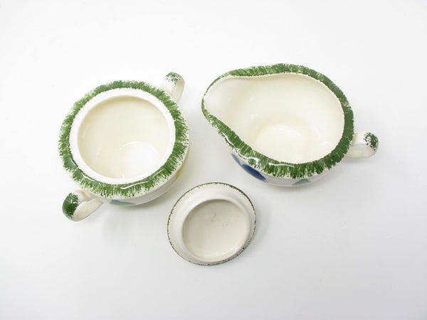 Vintage Southern Pottery Blue Ridge Southern Special Floral Luncheon Dinnerware Set - 38 Pieces