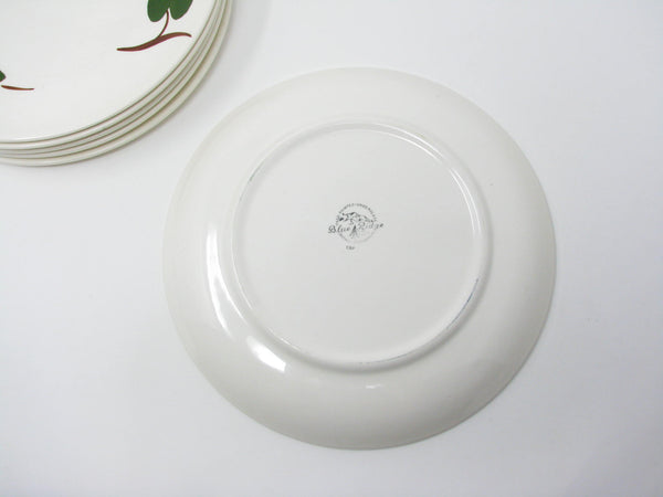 Vintage Southern Pottery Blue Ridge Stanhome Ivy Ironstone Dinner Plates - 6 Pieces