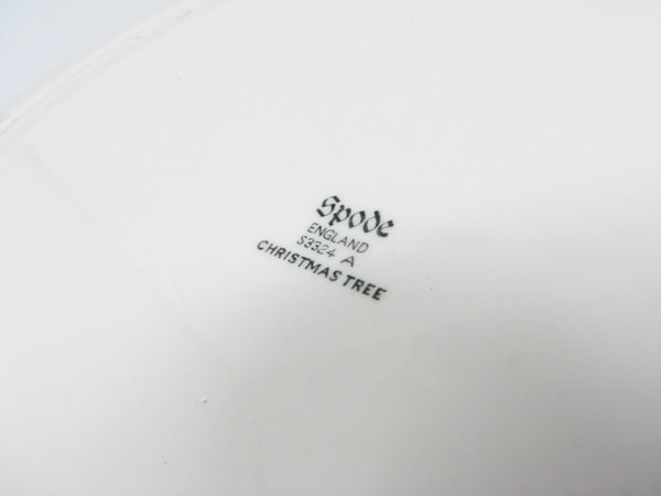 Vintage Spode Christmas Tree Dinner Plates Made in England - 10 Pieces