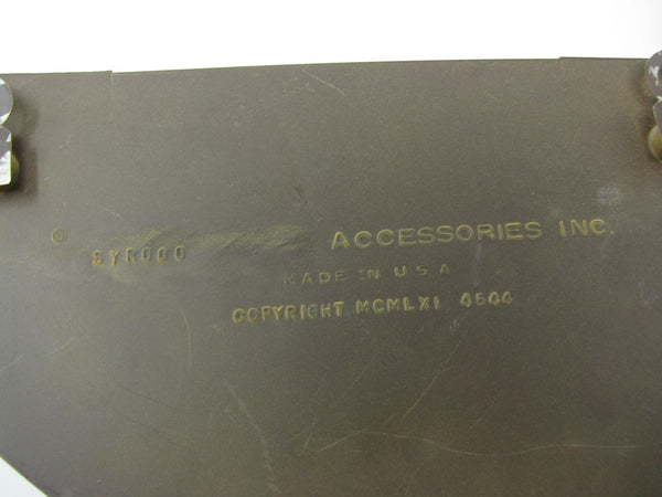 Vintage 1960s Syroco Duck Shaped Wall Planter