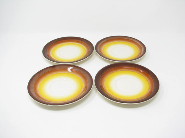 Vintage Vernon Kilns Mexicana Vernonware Cups & Saucers - 8 Pieces