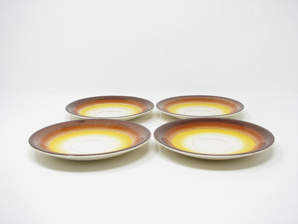 Vintage Vernon Kilns Mexicana Vernonware Cups & Saucers - 8 Pieces