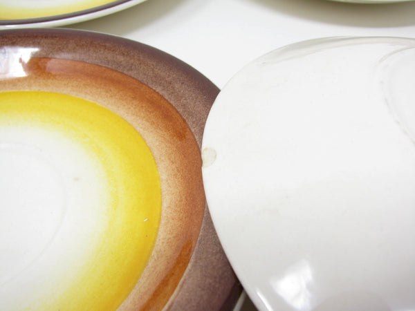 Vintage Vernon Kilns Mexicana Vernonware Cups & Saucers - 8 Pieces