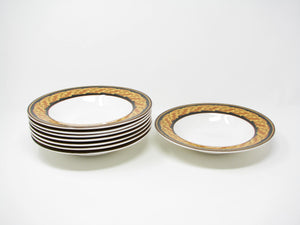 Vintage Victoria & Beale Renaissance Porcelain Rimmed Bowls - 8 Pieces