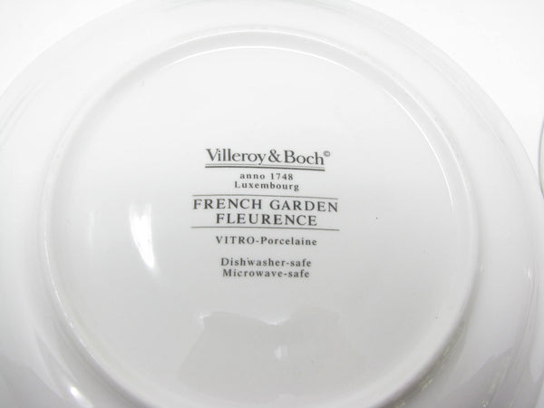 edgebrookhouse Vintage Villeroy & Boch French Garden Fleurence Cups & Saucers - 8 Pieces