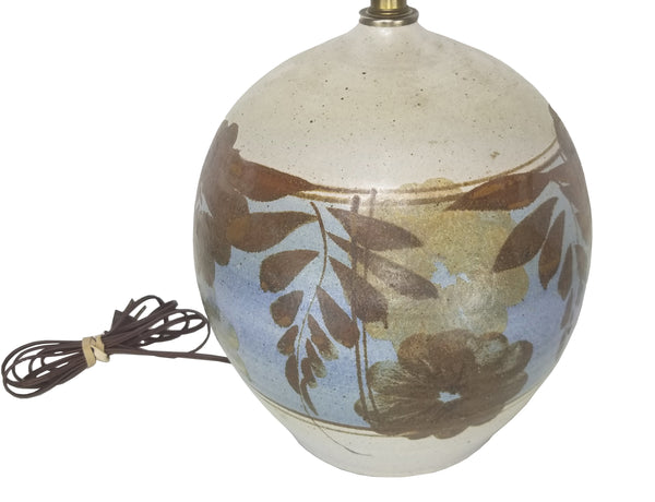 edgebrookhouse - Vintage 1970s Large 10.5" Stoneware Table Lamp by California Ceramic Company
